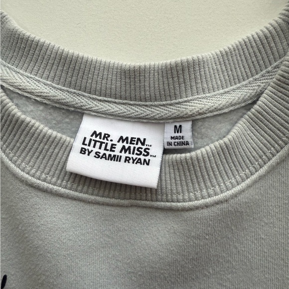 PacSun x Samii and Ryan Grey Crewneck Sweatshirt Size Medium - Picture 3 of 3